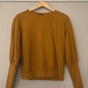 Women's Mustard Long Sleeve Top
